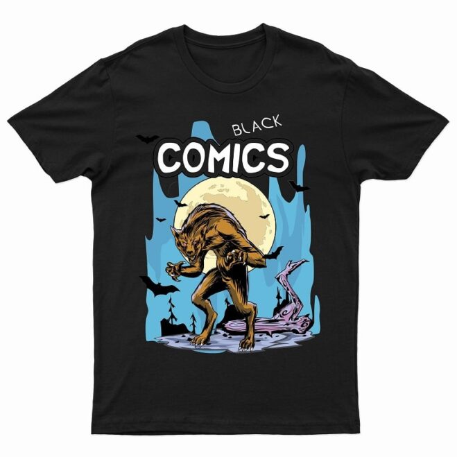 Blackcomics Wolf Man T-shirt